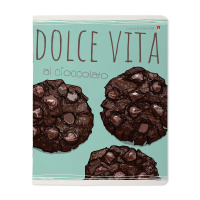 Тетрадь А5 48л кл. Альт "Шоколадное настроение" мат.лам., бел.100%