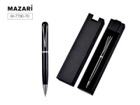 Ручка с пов.мех. в футляре "Pauline B" шарик.,0,7мм, металл., синие чернила