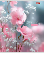 Тетрадь А5 48л кл. Проф-Пресс "Нежные цветочки - 11" обл.мел.бум.