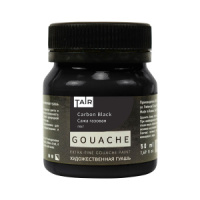 Гуашь художественная Таир 50мл сажа газовая