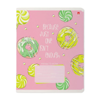 Тетрадь А5 12л косая лин. Альт "Сладкое настроение" выб. УФ-лак, конгрев