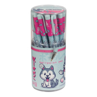 Ручка шар. BV "HappyWrite. Kawaii animals. Щеночек", 0.5мм, синяя