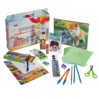 Набор ПЕРВОКЛАССНИКА в подар.коробке "Городок"