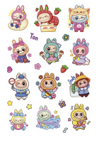 Альбом наклеек А5  8стр  "Monster Party (синяя обложка)" Альбом наклеек А5  8стр  "Monster Party (синяя обложка)"