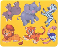 Трафарет "Весёлые зверята"