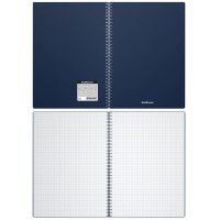 Тетрадь А4  60л кл. спираль "Classic" пластик. обложка, ассорти