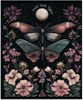 Тетрадь А5 48л кл. Полином "Волшебный лес" софт-тач, 4 дизайна