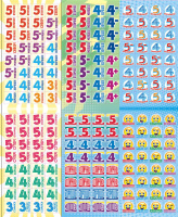 Альбом наклеек А6. 6 стр., "Оценки"