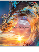 Тетрадь А5  96л ЛИН. Проф-Пресс "Очарование природы - 1" 4диз.в коробке, белизна 100%