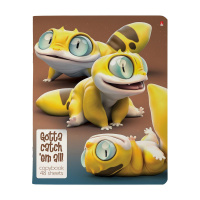 Тетрадь А5 48л кл. Альт "Глазастики" УФ-лак