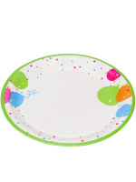 Тарелка бум. "Воздушные шарики" 18 см, 6 шт.