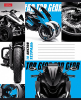 Тетрадь А5 18л лин. Hatber "Автомото" 5диз.в блоке, белизна 100%