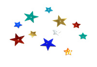 Пайетки фигурные "Цветные звездочки"