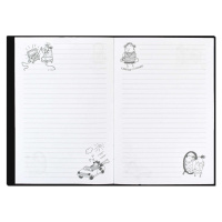 Записная книжка А6+ ПВХ, мягк.пер.,  64л. "С ветерком" лин., тисн.фольгой