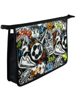 Папка д/тетрад. А4 (336*244*10) молния сверху, пластик+картон "Эксклюзивный роадстер"