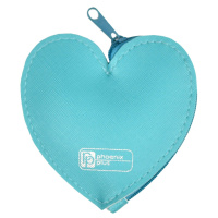 Кошелек для банкнот и монет Феникс+ "Сердце 2" 9*9см, кожзам., молния