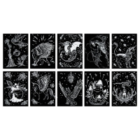 Гравюра в книге 14*20см, 10л. "Магический лес"