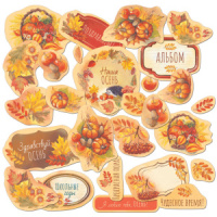 Декоративные элементы "Сны листопада" 9,5см, 190гр/м