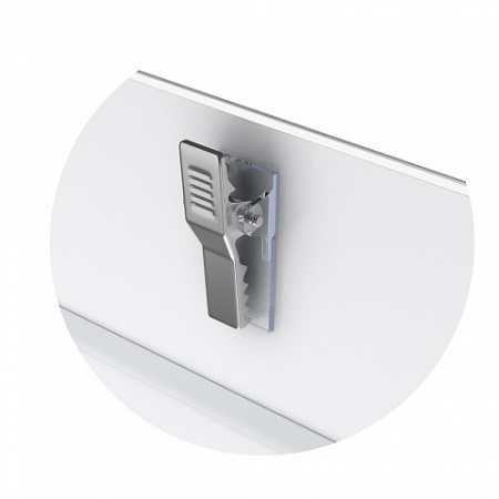 Бейдж 60х90 мм. с булавкой и клипом