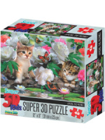 Пазл 3D  48 дет.  31*23см "Среди пионов"