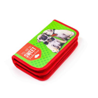 Пенал 2 отд. (190*105) Прикольные бульдоги, печать на ткани