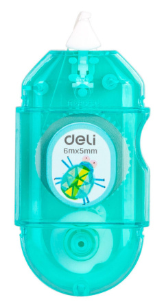 Корректирующая лента Deli 5мм*6м, ассорти