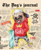 Тетрадь А5 48л кл. Hatber "Мопс_LIFE", белизна 98%