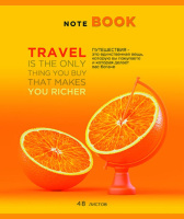Тетрадь А5 48л кл. ПЗБМ "Не жёлтая пресса" выб.твин УФ лак, конгрев, микс, белизна 100%