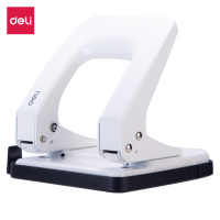 Дырокол Deli  35 лист., металл, ассорти