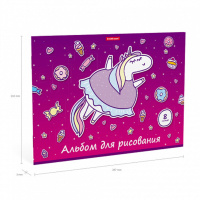 Альбом А4  8л скоба "Единорожка"