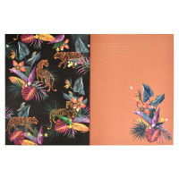 Записная книжка А4  32л., скоба "Африка" мат.лам., выб. УФ-лак