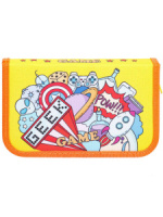 Пенал 1 отд. с 1-ой откид.пл. (190*115*25) молния, ткань "Игровой бум"