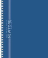 Тетрадь А5  96л кл. гребень Hatber "NEWtone PASTEL. Чернильное небо" софт-тач