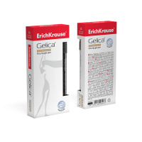 Ручка гелевая EK Gelica черная, 0,5мм, черный корпус