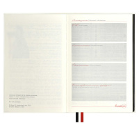 Ежедневник недат. А5 160л., кож.зам., мягк.пер. "Наппа Юлия Доган. Not that soft" тиснен., ляссе