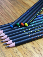 Карандаш  ACMELIAE HB трехгранный, черн. корпус, с принтом