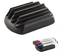 Набор маркеров для белой доски 5,0мм 4цв., с магнитной губкой