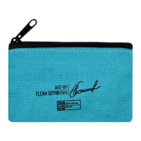 Кошелек (110*80) молния, х/б ткань "Варя путешествует"