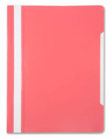 Скоросшив. пласт. прозр. верх.  розовый, 0.12/0.16