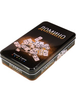 Домино в метал. коробке "Базар" 20*12см