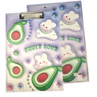 Клипборд Egoist "Фрукты" 31,5*22 см ассорти дизайнов