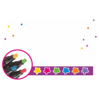 Набор текстовыделителей Centrum  6 цв., наконечник в виде звезды