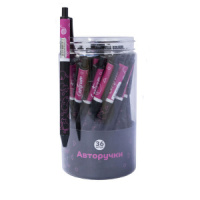 Ручка шар. Centrum автомат. "Котята" синяя, 0,7мм