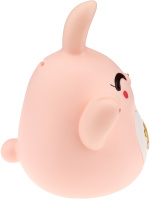 Копилка 14*16см "Счастливый зайчик" розовый