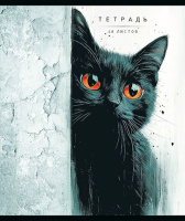 Тетрадь А5 48л кл. ПЗБМ "Кто тут?" мат.лам., выб.УФ-лак, конгрев