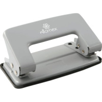 Дырокол ATTOMEX 10 лист, металл, серый