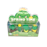 Набор ластиков  4 шт. "Кактус" ассорти дизайнов