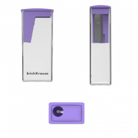 Точилка пласт. с контейнером  1 отв. City, Pastel, ассорти