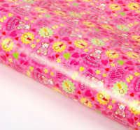 Бумага упаковочная "Малышке" глянцевая, 70*100 см