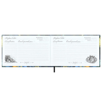 Книга для кулинарных рецептов 221*136мм  96л., 7БЦ "Лимоны" мат.лам.